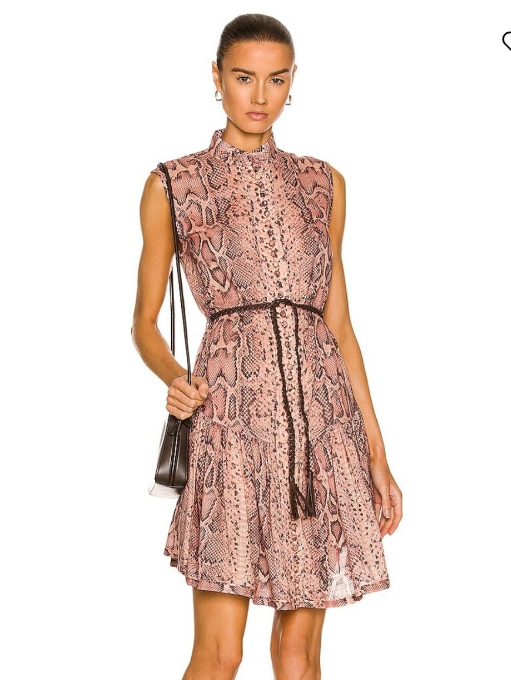Zimmermann Mini Snake Skin Dress 0P